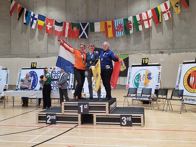 Susanne Walther vom Nordh&auml;user Bowteam stand ganz oben auf dem Treppchen.  (Foto: Judith Porsch )