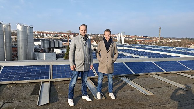 Patrick und Alexander Schweinle wollen Leben in die Erfurter Stra&szlig;e bringen (Foto: NUV)