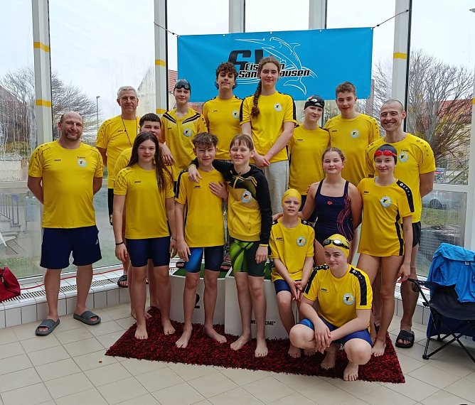 Die Nordhäuser Delegation in Eisleben (Foto: SVN 90) Die Nordhäuser Delegation in Eisleben (Foto: SVN 90)