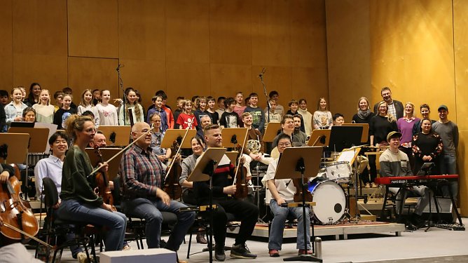 Ein gemeinsames Musikprojekt kommt am Montag erstmals zur Aufführung. (Foto: Renate Liedtke) Ein gemeinsames Musikprojekt kommt am Montag erstmals zur Aufführung. (Foto: Renate Liedtke)