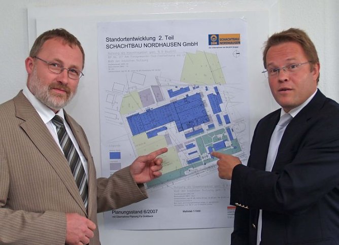 Stäter l.), Peters (r.) (Foto: nnz) Stäter l.), Peters (r.) (Foto: nnz)