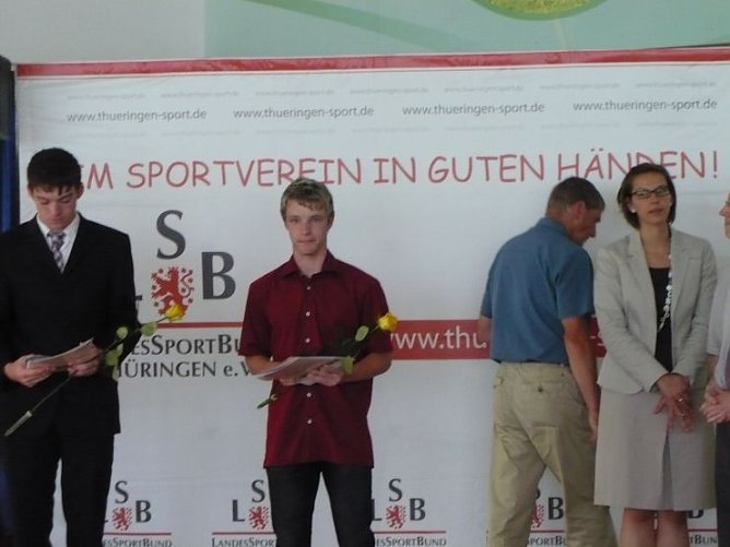 Verliehen (Foto: S. Meyer)