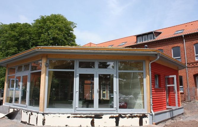 Pavillon der Albert-Kuntz-Schule (Foto: Patrick Grabe)