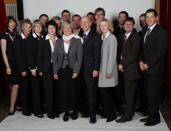 Schulung mit Walter Riester (Foto: privat) Schulung mit Walter Riester (Foto: privat)