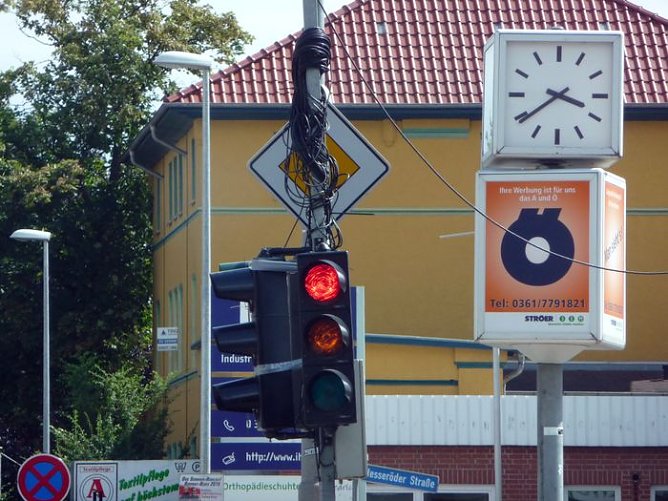 Ampel-Provisorium (Foto: nnz) Ampel-Provisorium (Foto: nnz)