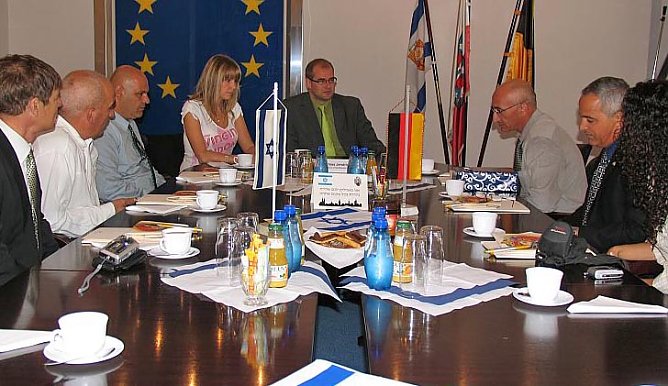 Im Rathaus empfangen (Foto: I. Bergmann)