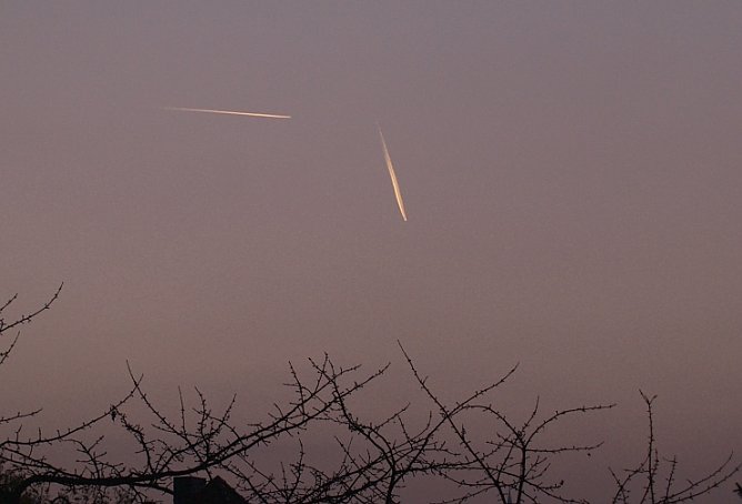 Komet oder UFO? (Foto: nnz)