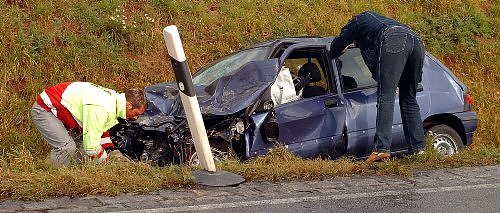 Unfall auf der B 243 (Foto: WF)