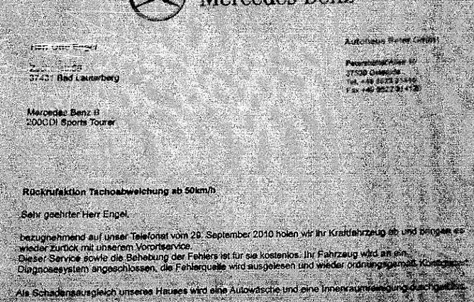 Das Schreiben (Foto: nnz) Das Schreiben (Foto: nnz)