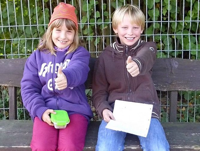 Josefine und Simon (Foto: C. Knust) Josefine und Simon (Foto: C. Knust)
