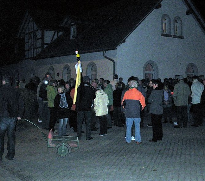 Protest Anfang Oktober (Foto: privat)