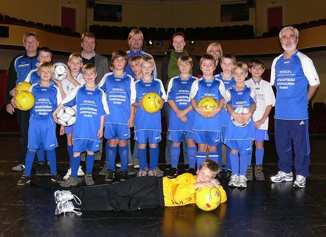 Kicker auf der B&uuml;hne (Foto: B. Susemihl)