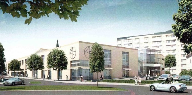 Die Ansicht vom Kornmarktkreisel (Foto: nnz) Die Ansicht vom Kornmarktkreisel (Foto: nnz)