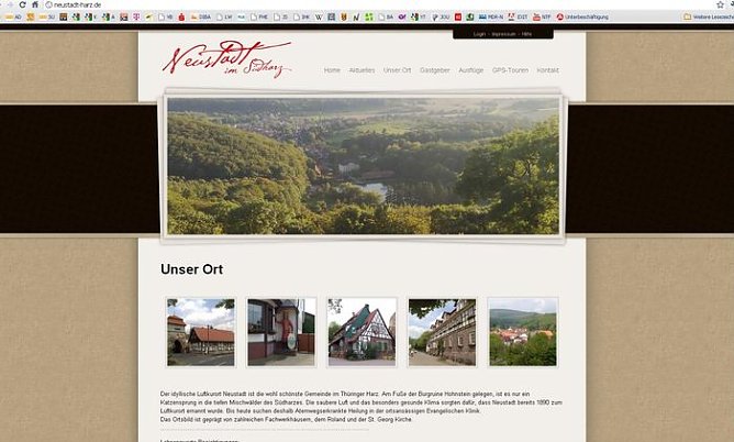 Startseite (Foto: nnz) Startseite (Foto: nnz)