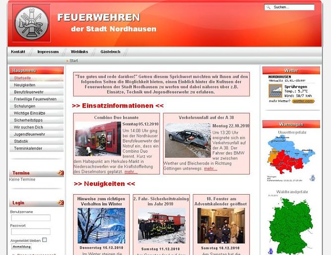 Web-Seite (Foto: nnz)