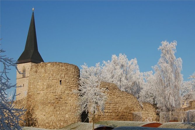 Winterliches Nordhausen (Foto: A. Richter)