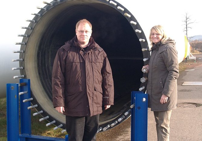 Zaremba mit Assistentin (Foto: nnz) Zaremba mit Assistentin (Foto: nnz)