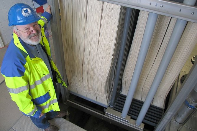 Schardt am Filter (Foto: psv)