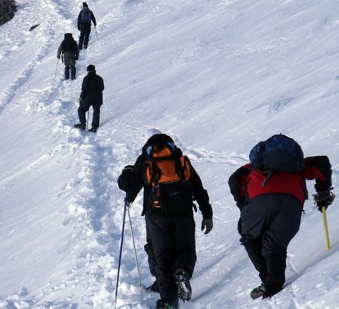 Zum Gipfel (Foto: privat)