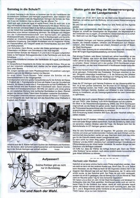 Der Beitrag (Foto: privat) Der Beitrag (Foto: privat)