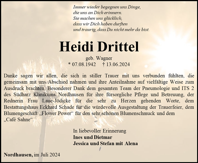 Danksagung (Foto: Schade)