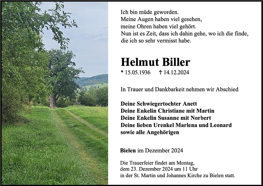 Helmut Biller (Foto: Susanne Biller)