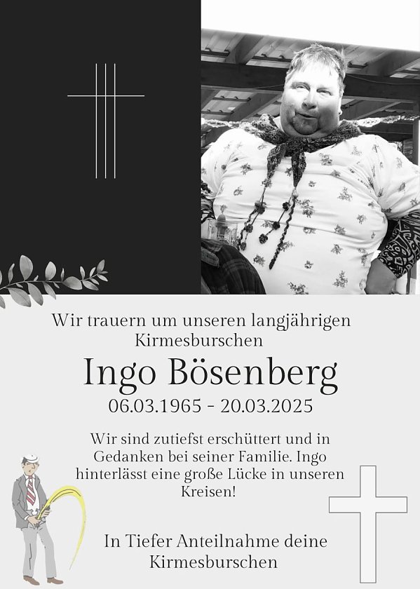 Anzeige B&ouml;senberg (Foto: Kirmesburschen)