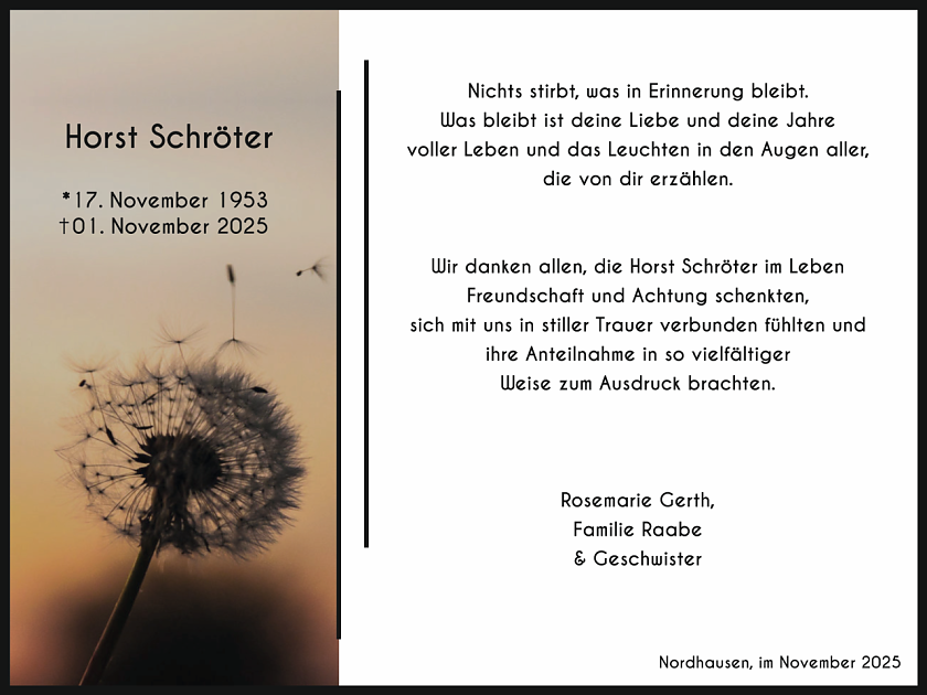 Danksagung (Foto: Schade)