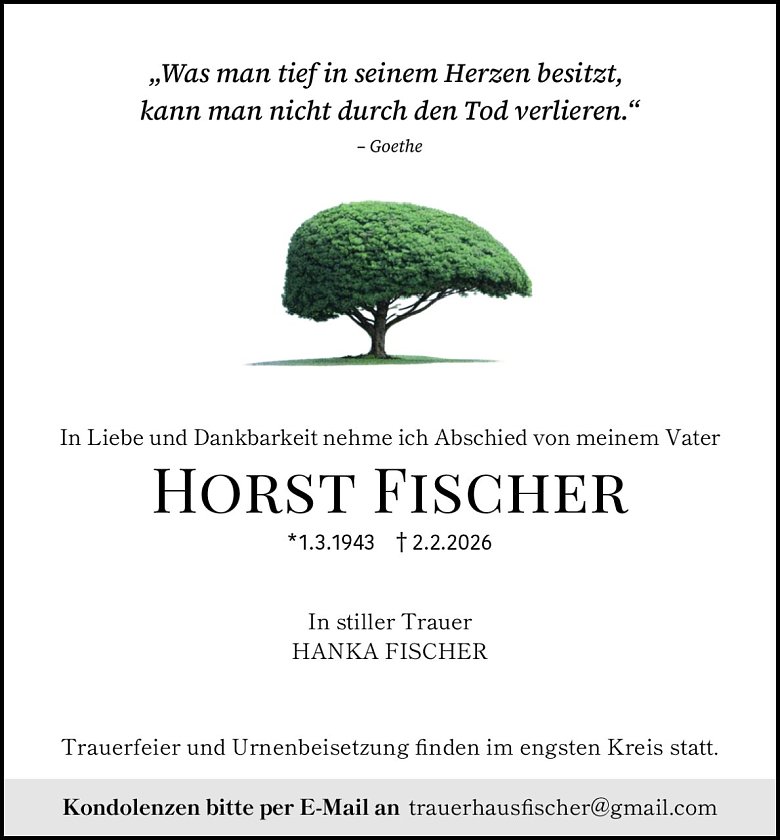 Horst Fischer (Foto: Hanka Fischer)