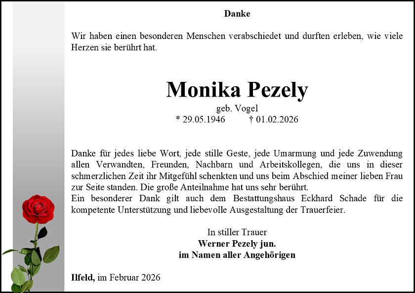 Danksagung (Foto: Schade)