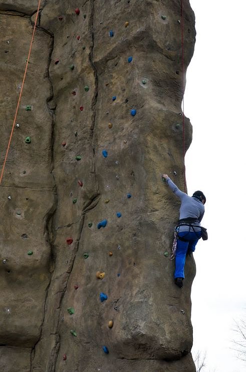 Klettern auf den Berg