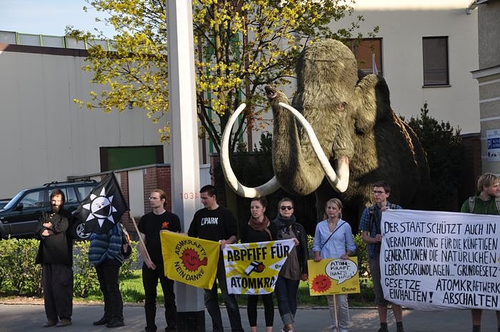 Mahnwache gegen Atomkraft