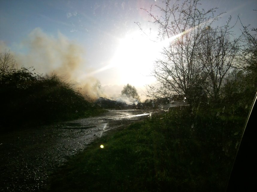 Fr&uuml;hes Osterfeuer