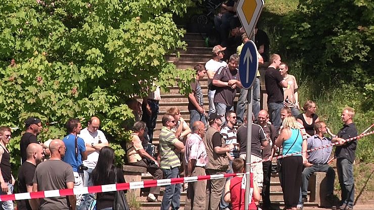 Mitten durch die Stadt