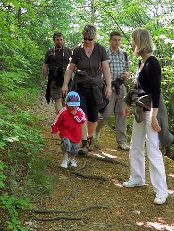 Wanderung in Familie