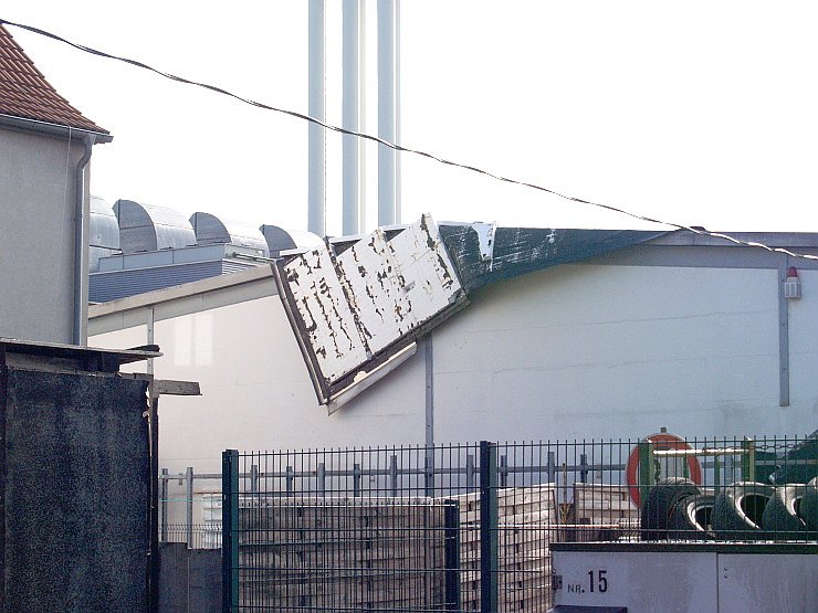 Dach weg - Kyffh&auml;user Stra&szlig;e