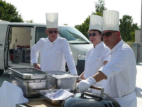 party auf dem Parkdeck