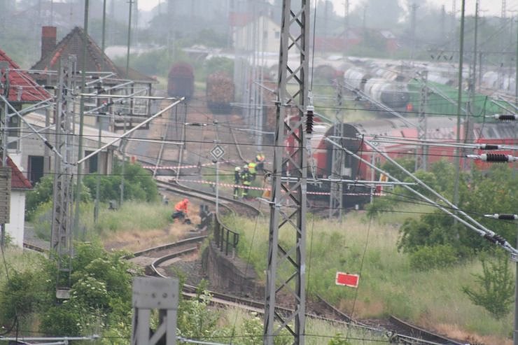 &Uuml;bung am Bahnhof