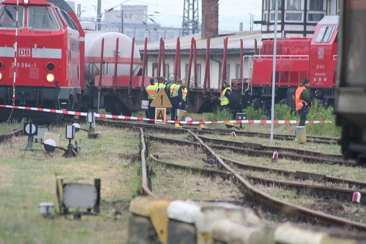 &Uuml;bung am Bahnhof