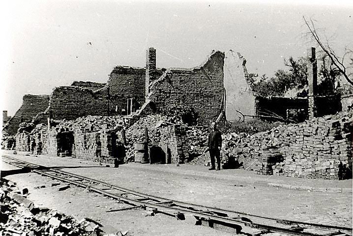 Nordhausen nach der Zerst&ouml;rung