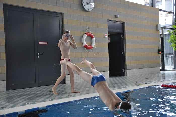 Schulanfangsparty im Badehaus