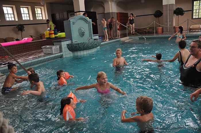 Schulanfangsparty im Badehaus