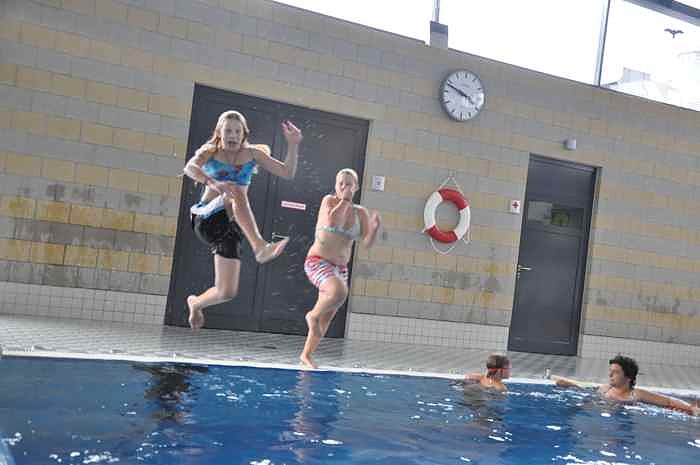 Schulanfangsparty im Badehaus