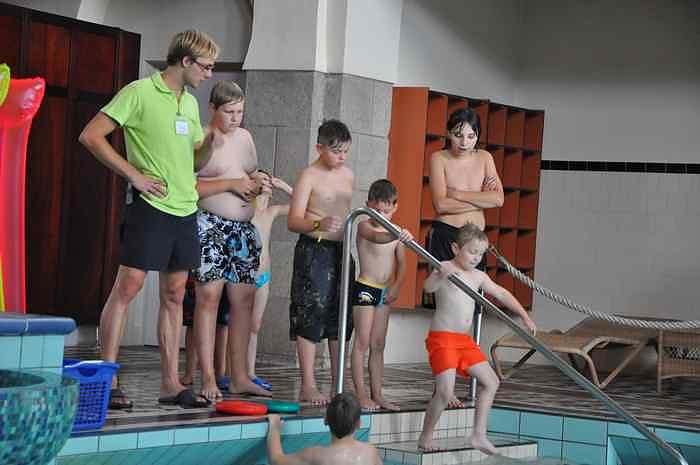 Schulanfangsparty im Badehaus