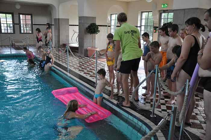 Schulanfangsparty im Badehaus