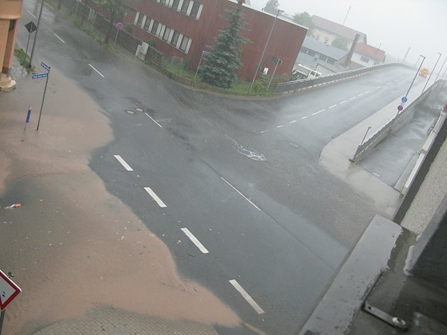 Unwetter in der Cohn-Stra&szlig;e