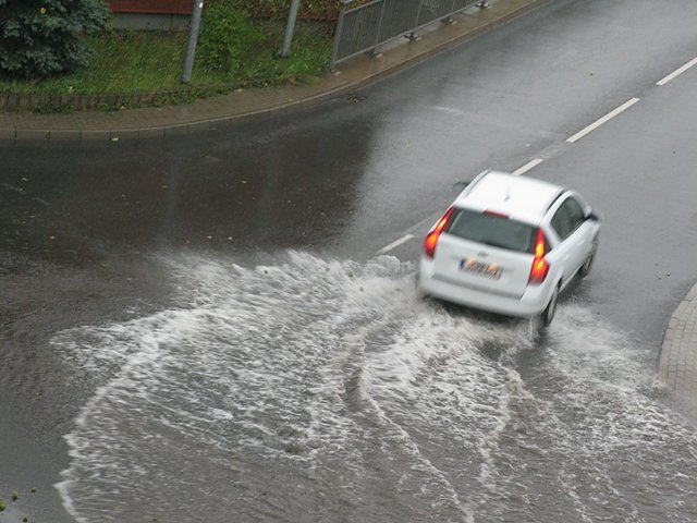 Unwetter in der Cohn-Stra&szlig;e