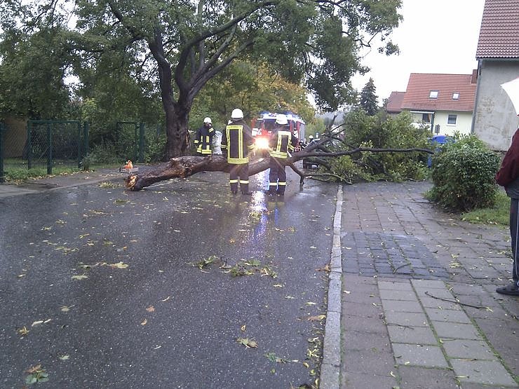 Unwetter in Bleicherode