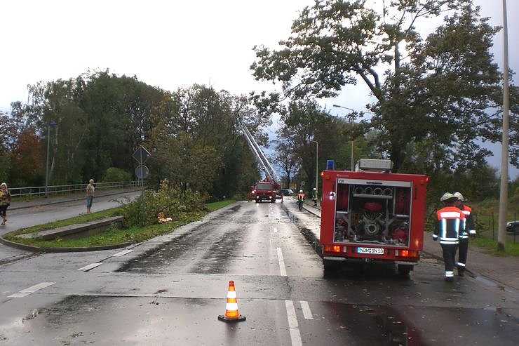 Unwetter &uuml;ber Nordhausen