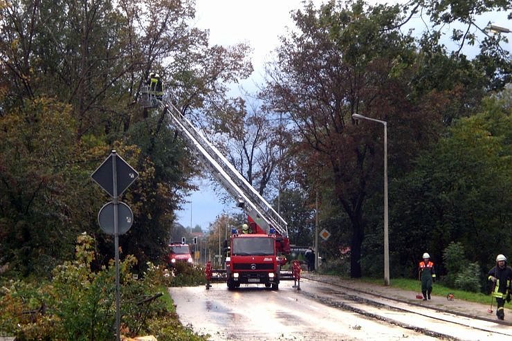 Unwetter &uuml;ber Nordhausen